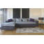Area Cowhide Geometric Area Rug in Gray-1962429022