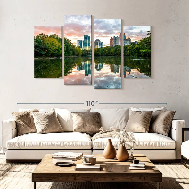 Harpa Midtown Atlanta Park, H 54 po x l 84 po