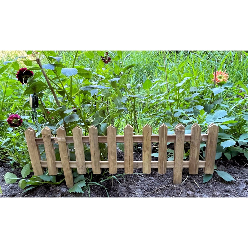 Bordure de clôture en bambou double face, H 18 po x l 38 po
