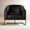 Pereda Genuine Leather Barrel Chair