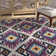 Tapis mauve / jaune / noir Brenner
