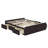 Wood Platform Bed Frame For Queen Size With Six Drawers-1100789786