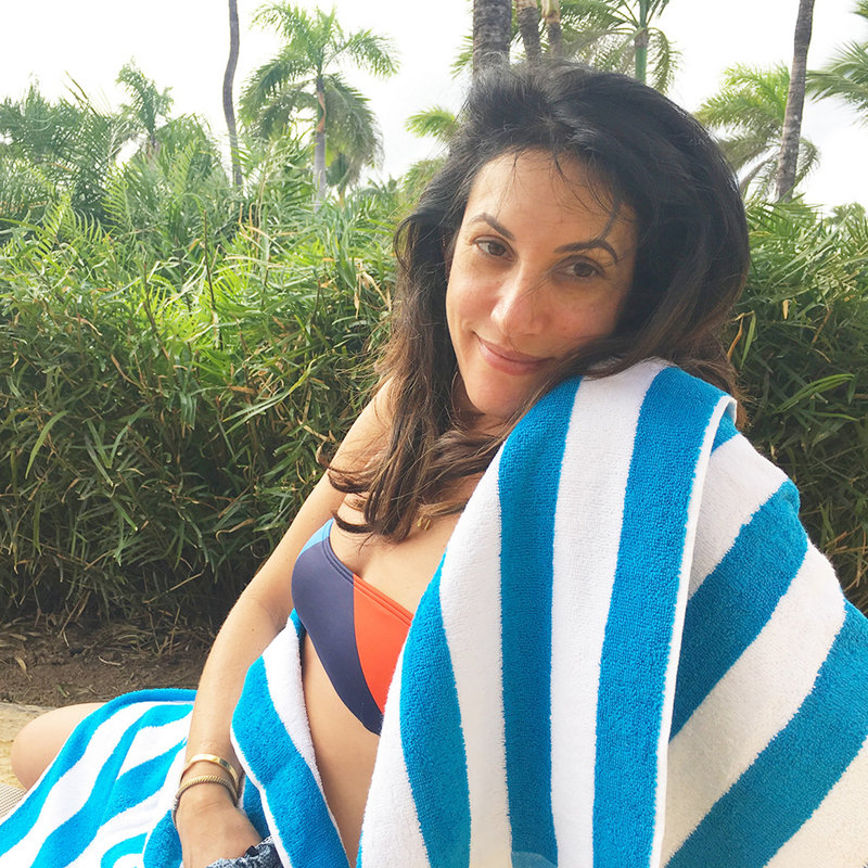 100% Cotton Beach towel, Blue