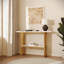 Chic Entryway Table With Storage Shelf