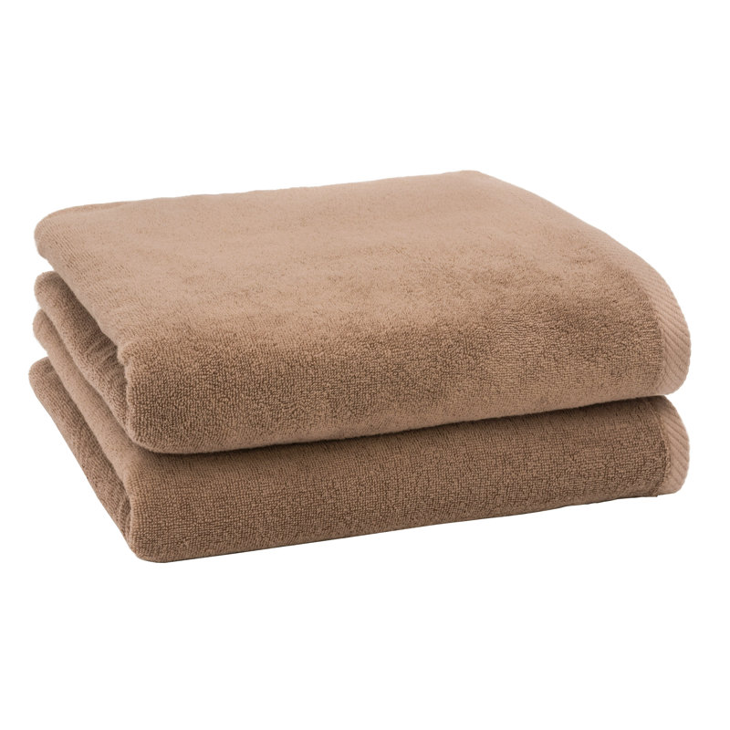 Serviette de bain en coton turc , Cacao
