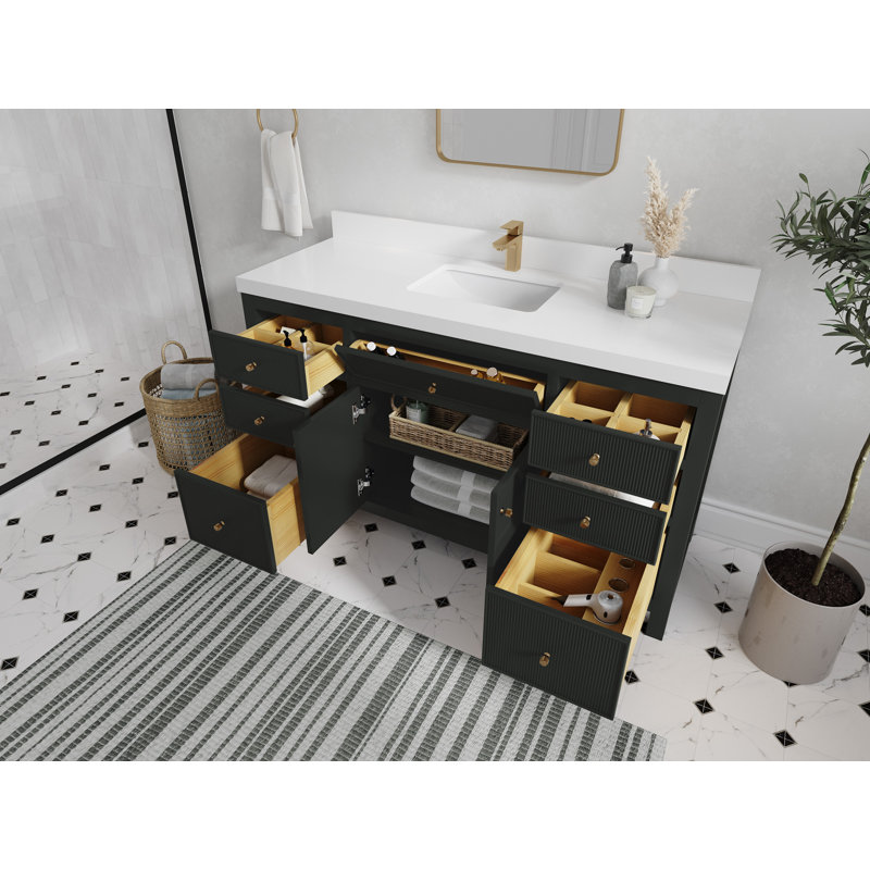 Sonoma X P 22 po De salle de bain Quartz, Noir Calacatta