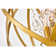 Quon 5 - Light 18.9"  Metal and Crystal Orb 5-light Chandelier