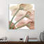 Peach Luster Cyclamen - Wrapped Canvas Print-342500630