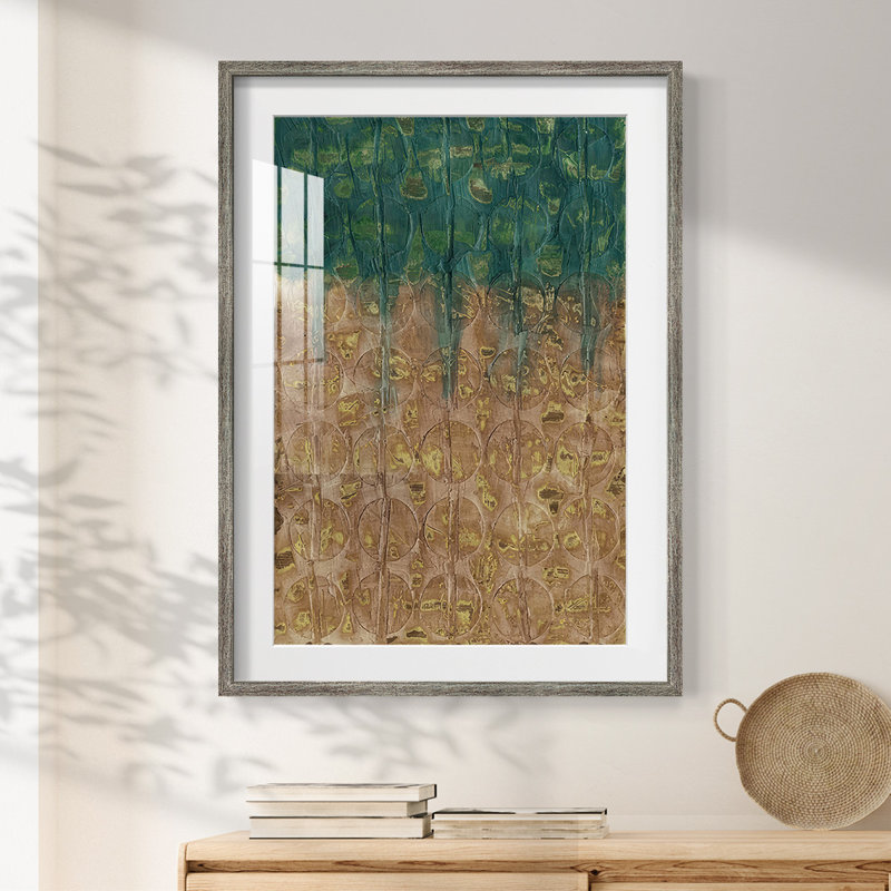 Printed Andaman I -Framed Print, 25.5" H x 17.5" W, Distressed