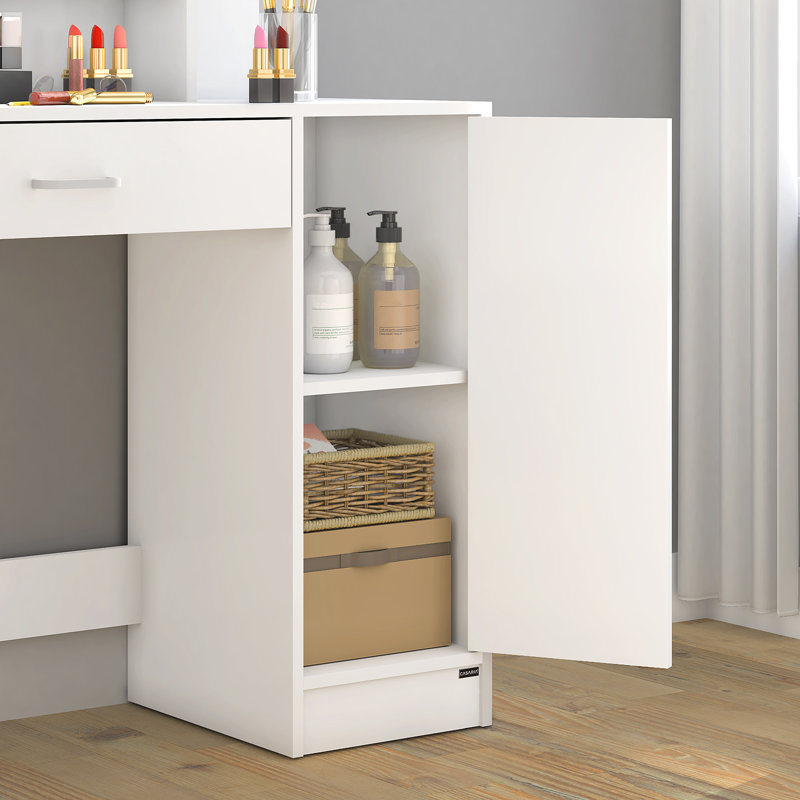 Nalia Dressing Table with Mirror