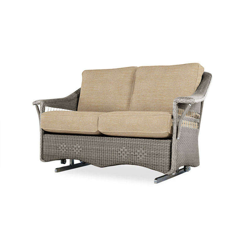 Nantucket Outdoor 2 - Seat Loveseat, Stratosphere Cloud, Pewter