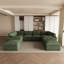 Canapé-lit modulaire large en velours côtelé Knaack-1954512158