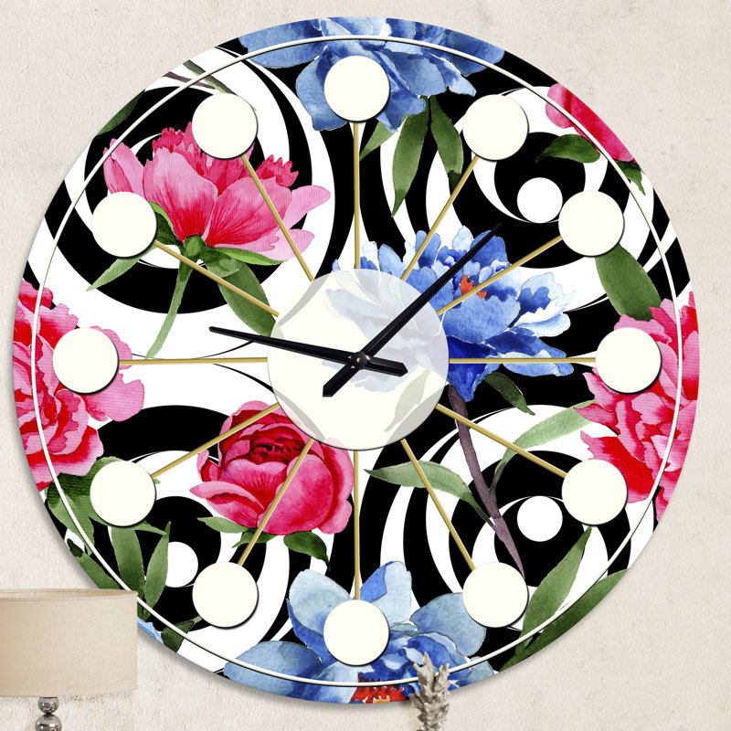 Horloge murale Mid-Century, Moyenne