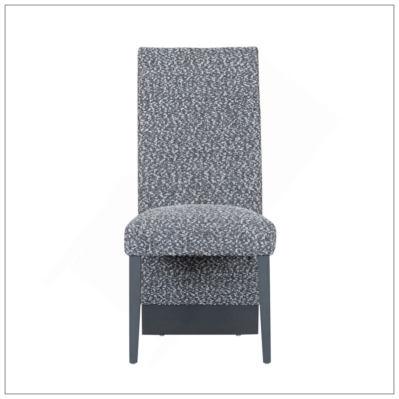 Chaise de salle à manger 2 pièces STACEYWHITE / GREY, Gris