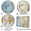 Or et bambou bleu sur toile-848278206-848278151