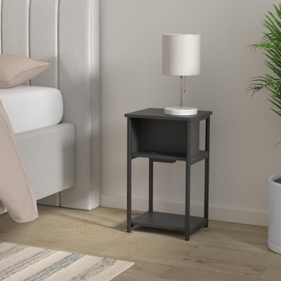 Table de chevet avec station de charge