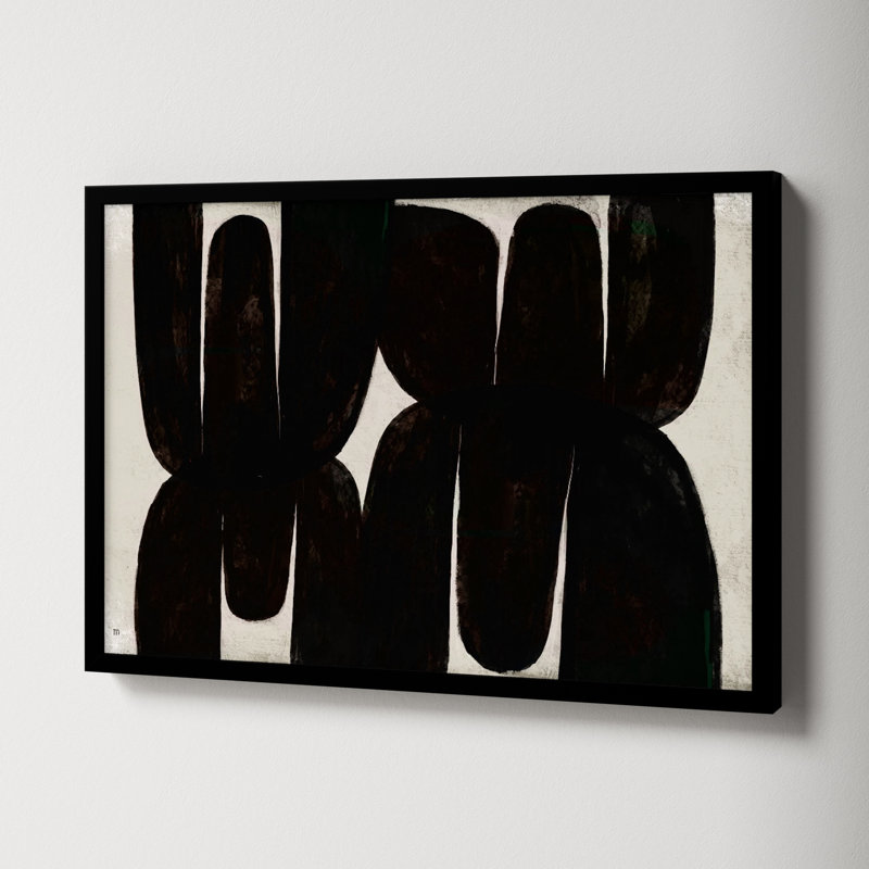 Stretched by StudioM, Black, 14" H x 20" W x 1.25" D
