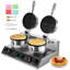 Gaufrier commercial anti-adhésif 2460W