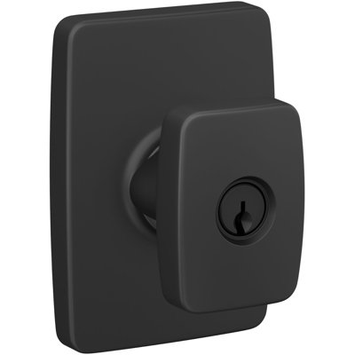 Nixon Keyed Door Knob with Greene Rosette