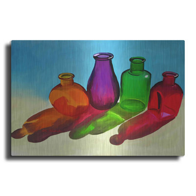 Red Barrel Studio® ''Colorful Bottles'' By Ata Alishahi
