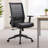  Rolling Task Chair, Black Mesh And Antimicrobial Vinyl, Synchro-Tilt