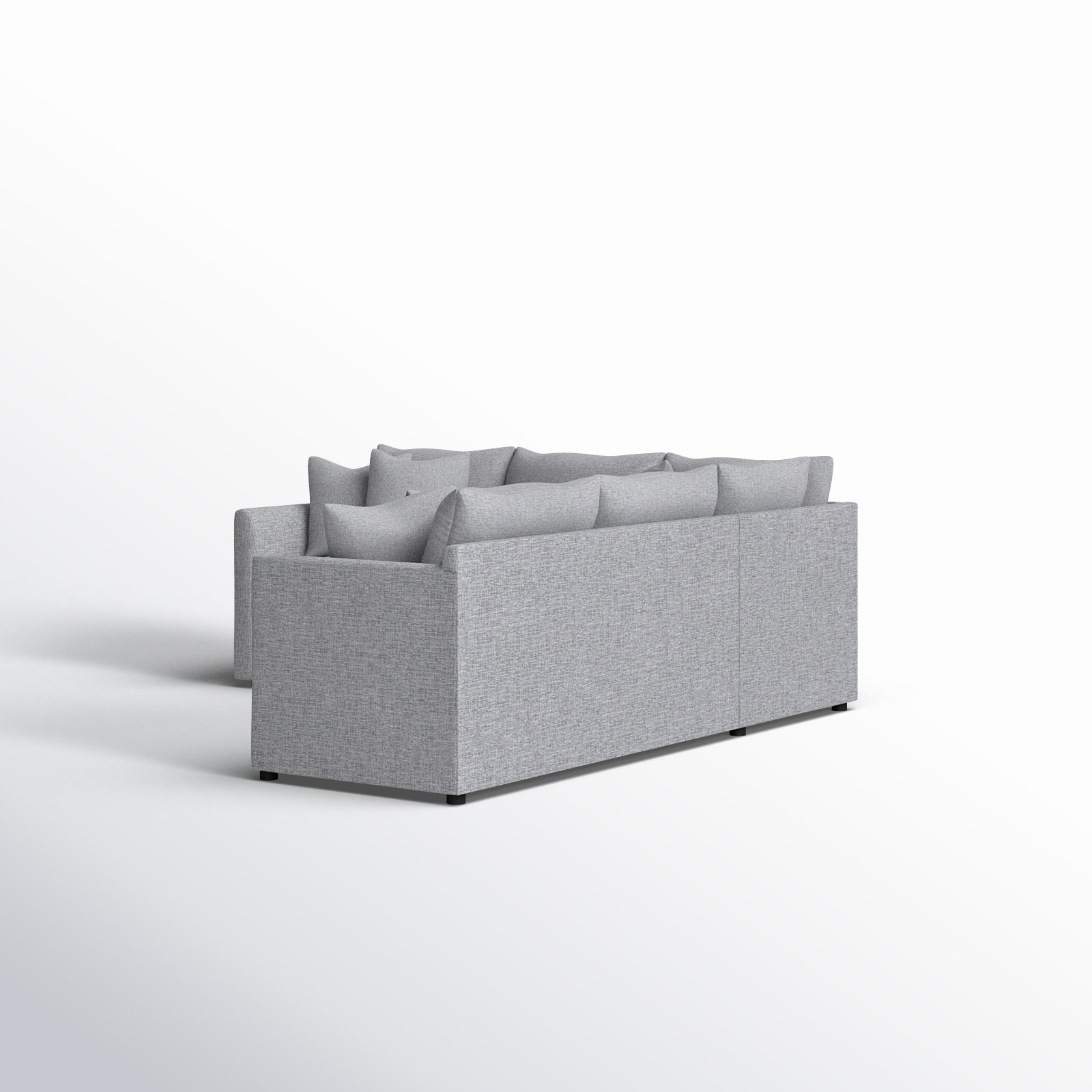 Cecelia Upholstered L-Sectional, Right Hand Facing, Canvas Flax Sunbrella® Canvas