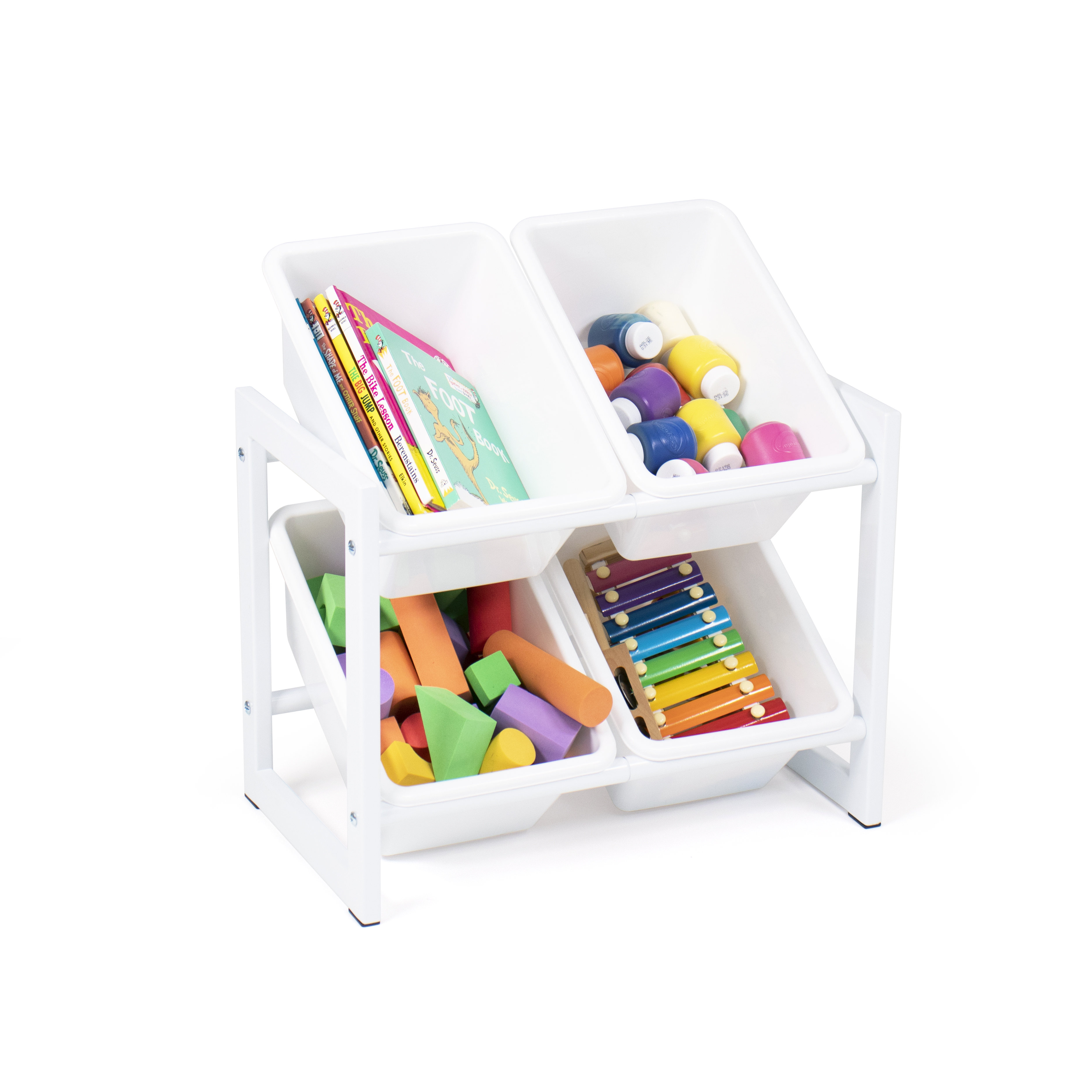 Isabelle & Max™ Nael Manufactured Wood Toy Organizer with Bins & Reviews
