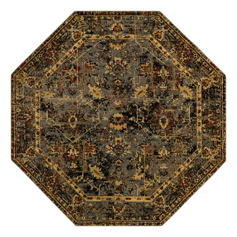 Alameda Oriental Indoor Rug, Octagon 7'10"