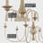 Kimi 6 - Light Steel Dimmable Chandelier