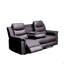Causeuse inclinable avec housse de console centrale