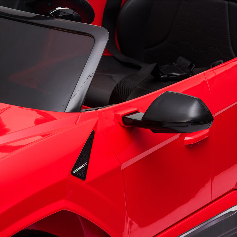 Voiture et camion électrique Lamborghini sous licence 12V, Rouge