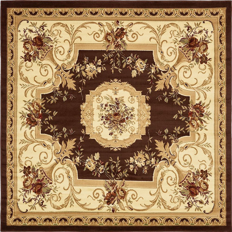 Gangemi Oriental Indoor Rug, Square 10'