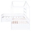 Lit plateforme simple avec 3 tiroirs, blanc - Construction solide et style-1379554102