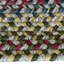 Tapis d'intérieur réversible et multicolore en nylon tressé, polyester et laine Walnut Cove