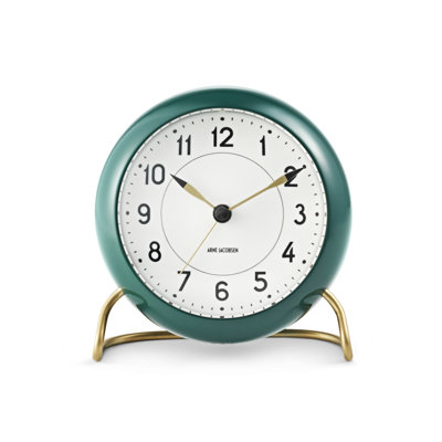 Station Analog Electric Alarm Tabletop Clock