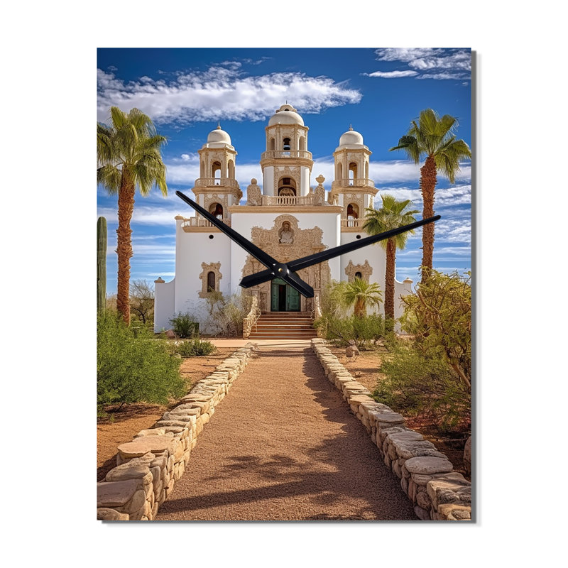 Horloge murale San Xavier Del Bac Mission Memory - Nevada, Petit