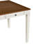Ensemble de table de salle à manger en bois Mid-Century 6 pièces, ensemble de table de cuisine avec tiroir, chaises rembourrées et banc-226393203-226393205