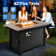 42" Fire Pit Table With Lid