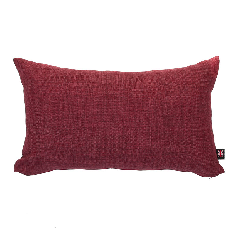 Mitre Rectangular Cushion, Wine