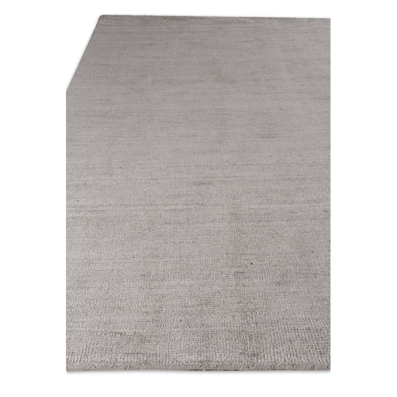 Catalina Hand-Loomed Synthetic Silver Area Rug, Rectangle 12' x 15'