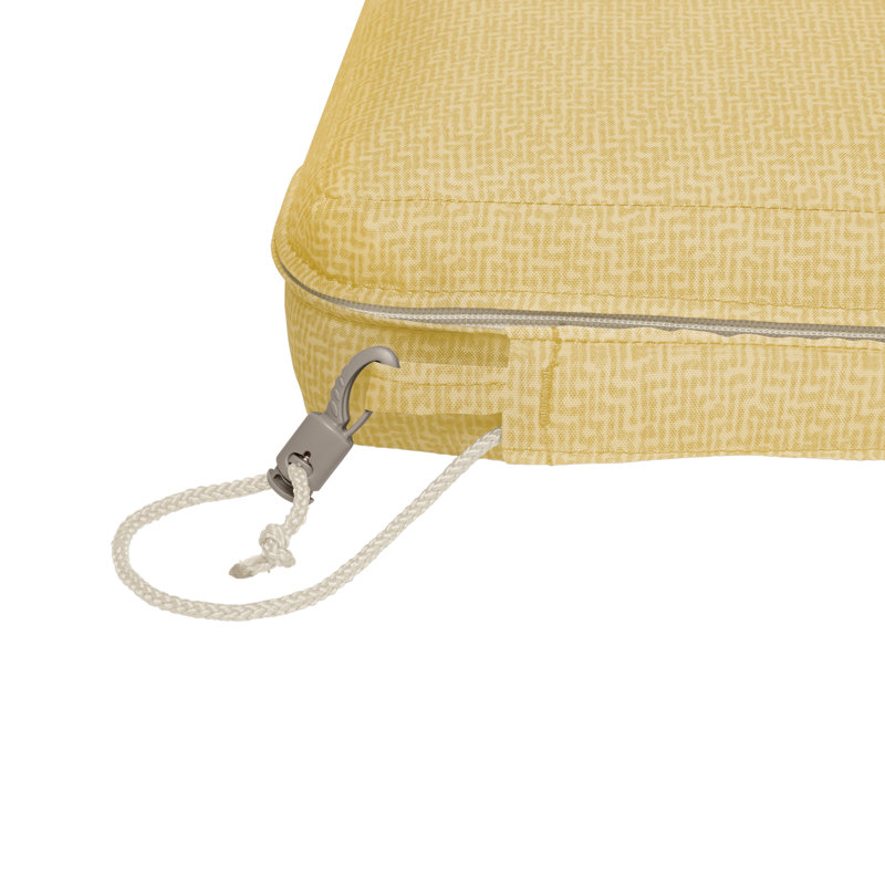 Coussin de siège d'extérieur Weekend, Paille, H 3 po x l 21 po x P 21 po
