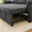 Convertible L-shaped Sofa With Pull-out Bed And Storage Chaise, Linen Gray-1703183689