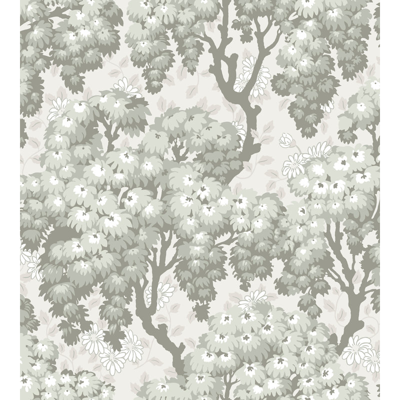 Lofstad Floral Wallpaper Roll, Spring Green