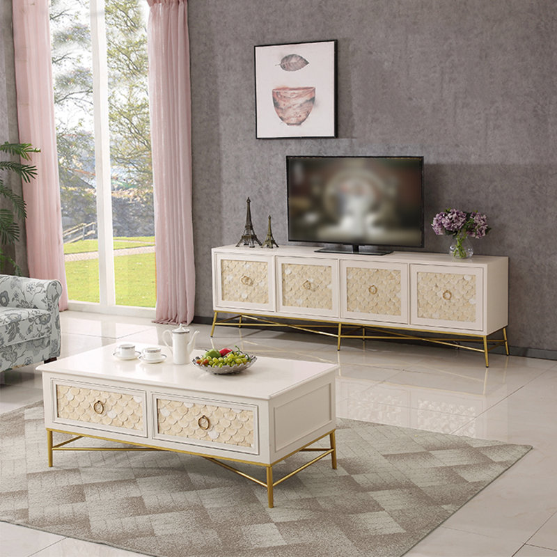 Meuble télé avec table basse