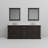Dukes 80"  Double Vanity, Square Sinks And 30" Mirrors W/ Faucets-731382010-787786596