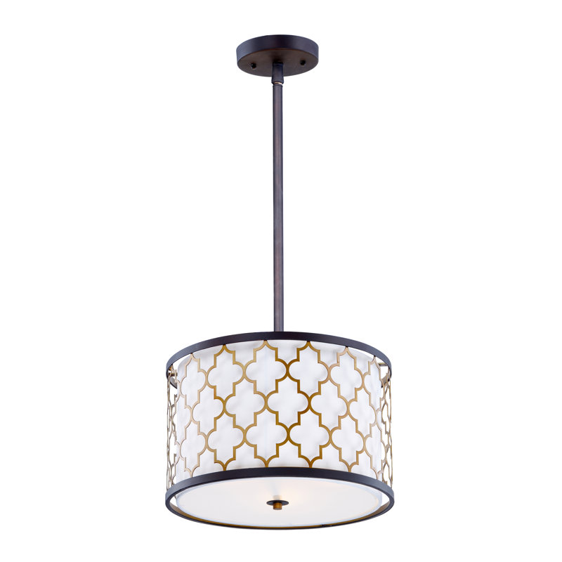 Moreland Fabric Semi Flush Mount