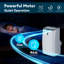  Climatiseur portatif blanc 14 000 BTU avec chauffage et WIFI