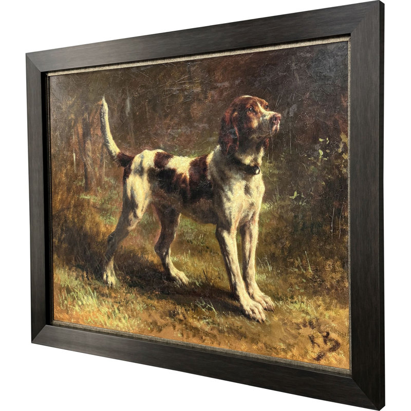 Limier Briquet Hound Framed Art
