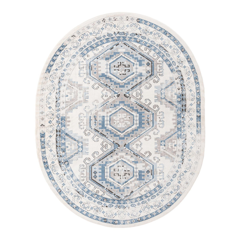 Oriental Area Rug, Oval 238.8cm x 304.8cm