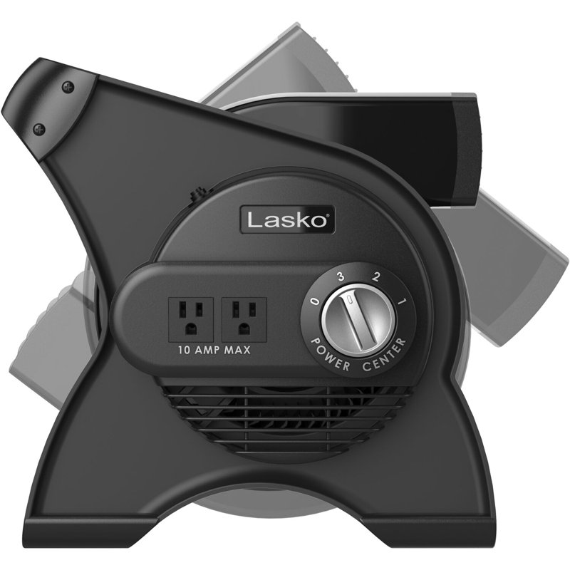 Lasko 12" Black High Velocity Pivoting Utility Fan
